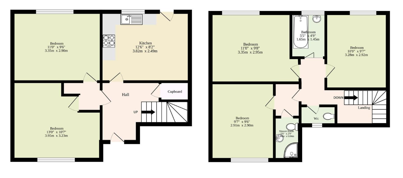 Floorplan for Peckover Road, Norwich, Norfolk