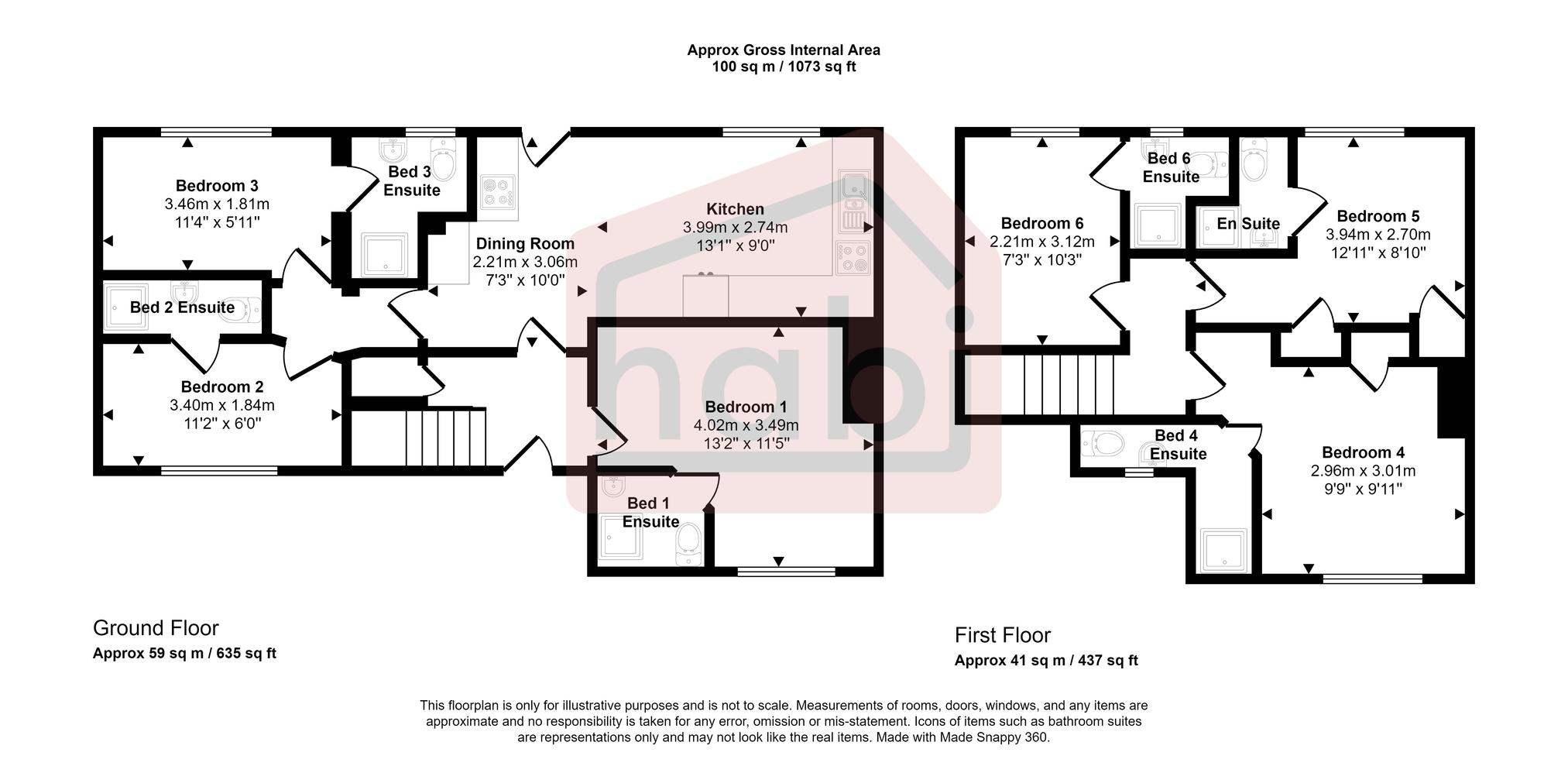 Floorplan for Taylor Road, Norwich