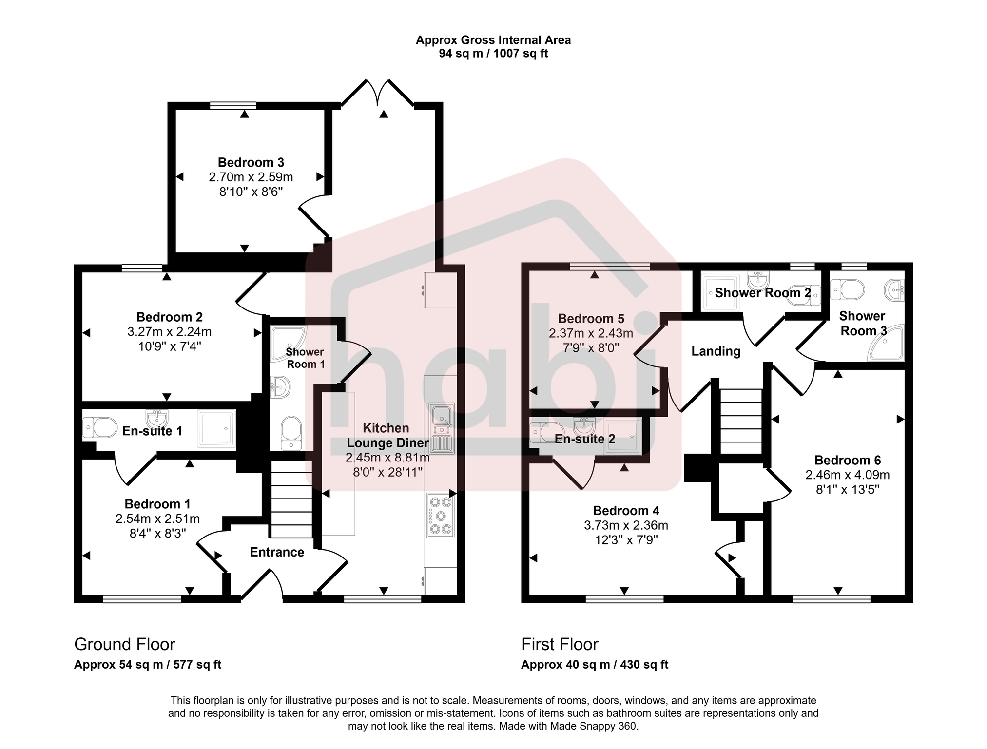 Floorplan for Ruskin Road, Norwich, NR4