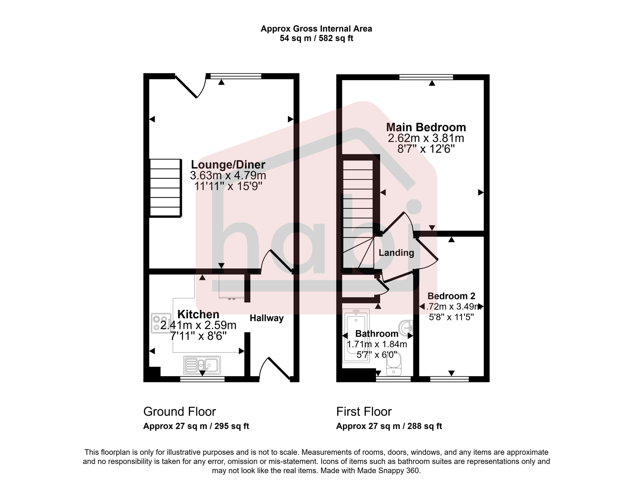 Floorplan for Foxglove Road, Attleborough, NR17