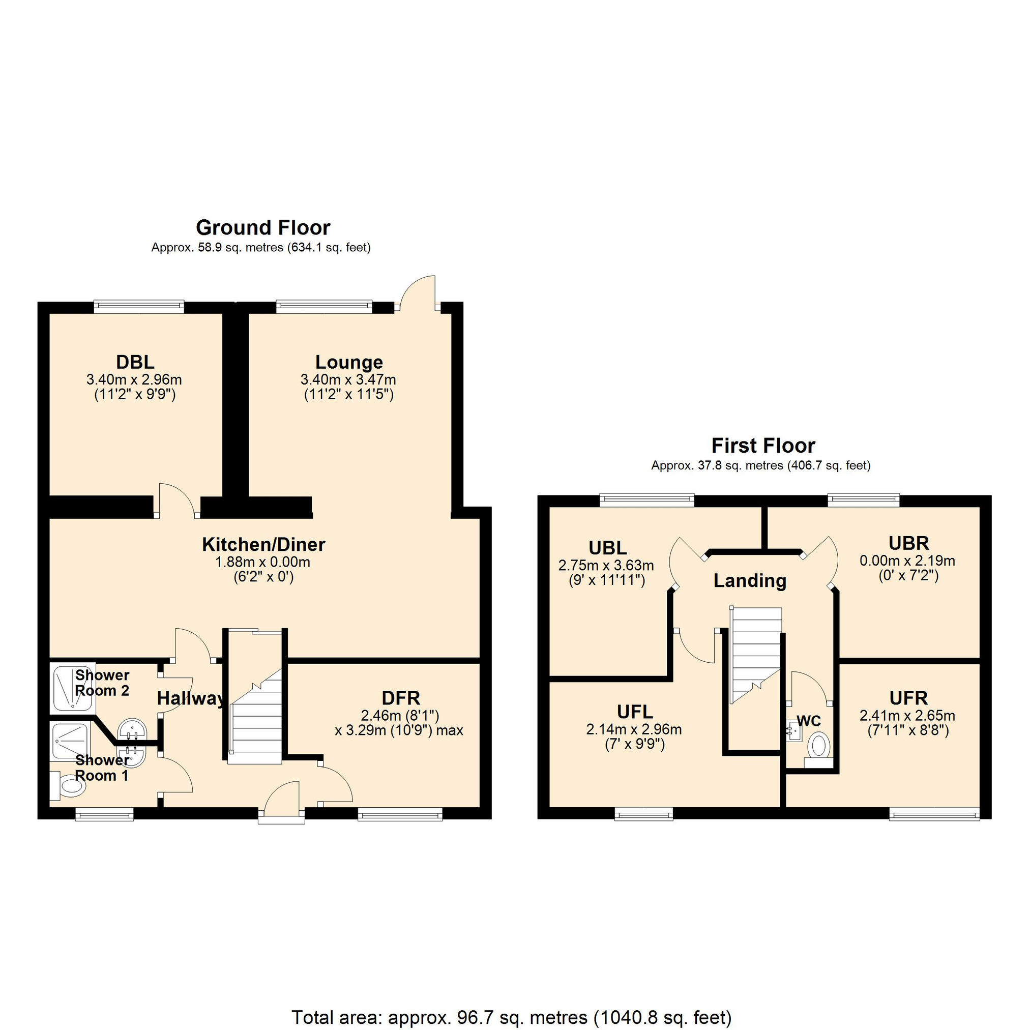 Floorplan for Henderson Road, Norwich, NR4