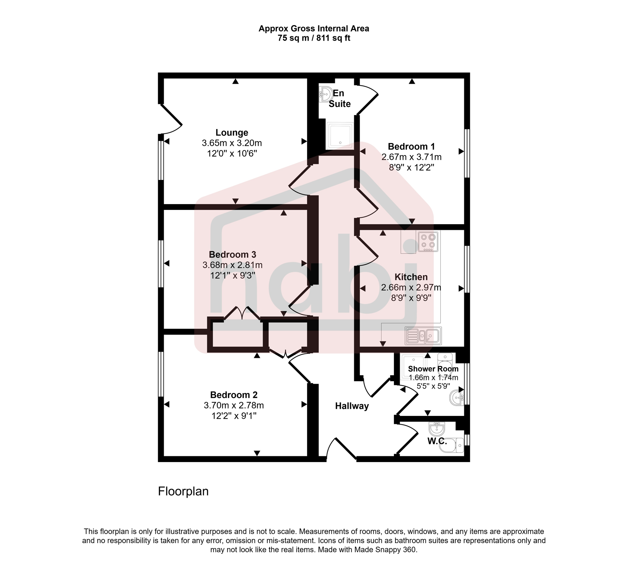 Floorplan for Upton Road, Norwich, NR4