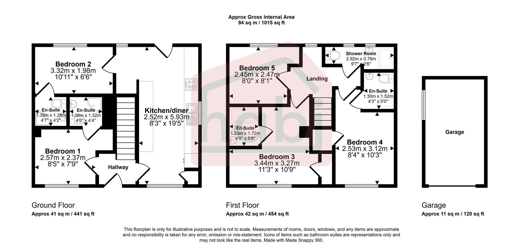 Floorplan for Darrell Place, Norwich, NR5