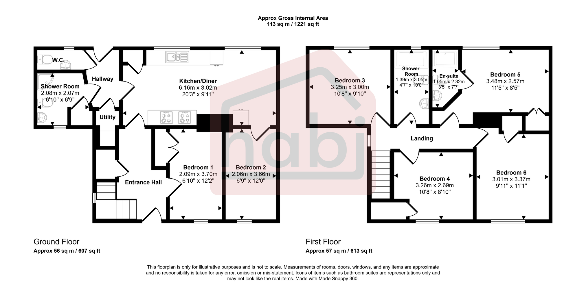 Floorplan for Enfield Road, Norwich, NR5