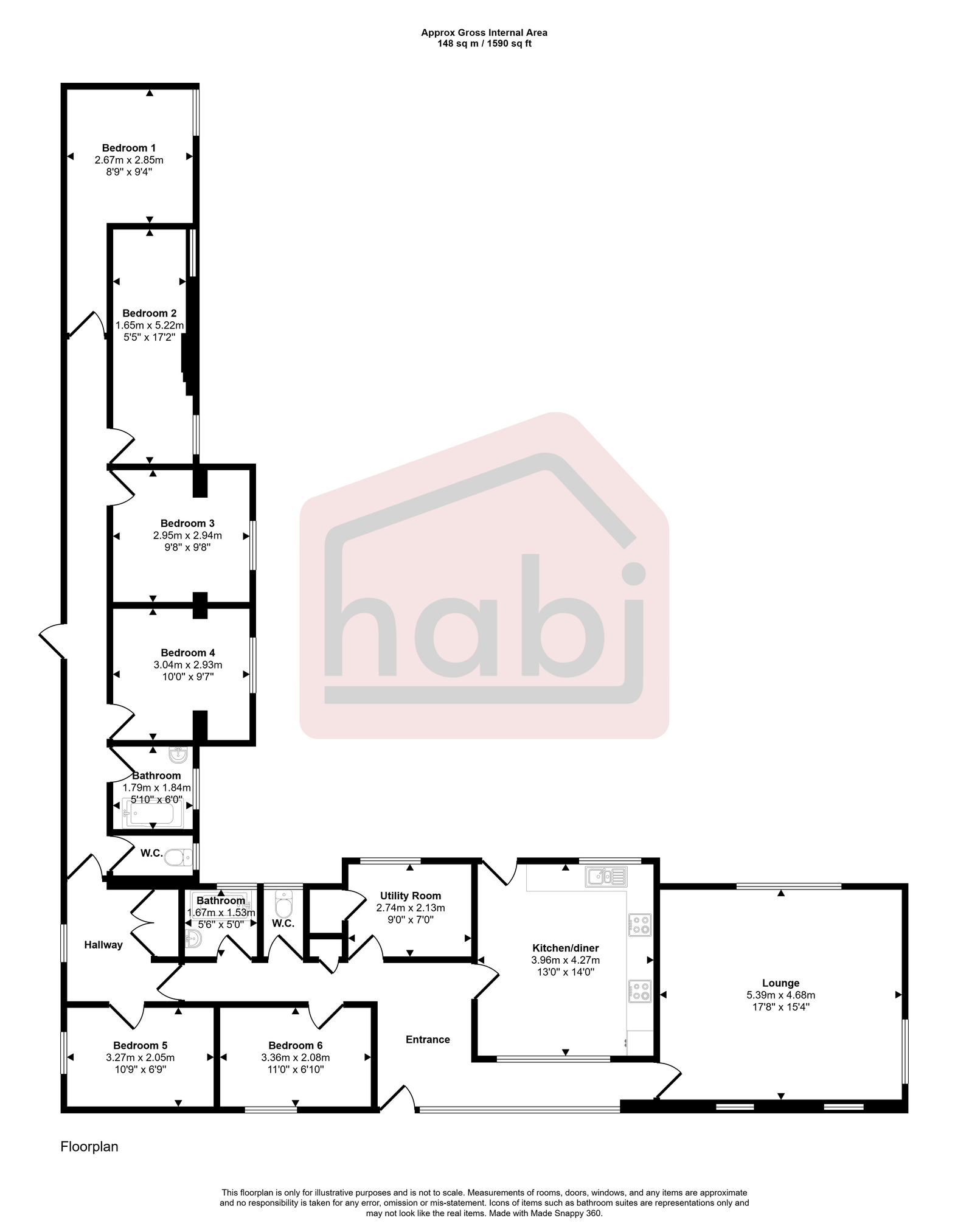 Floorplan for Hurd Road, Norwich, NR4