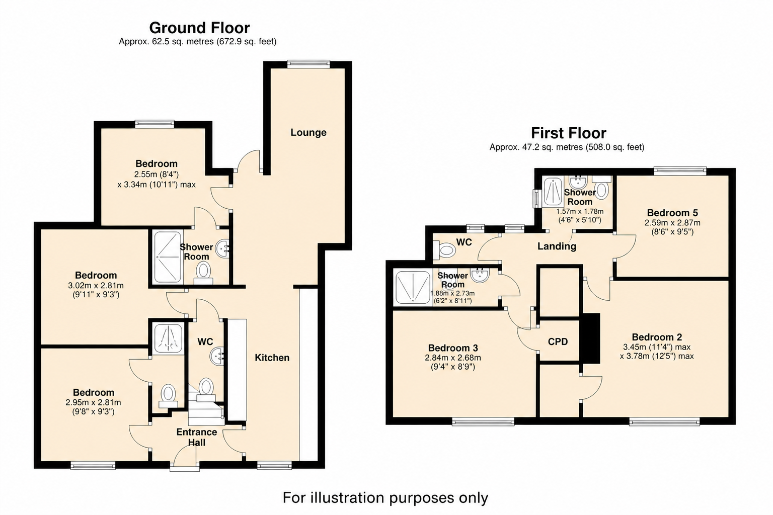 Floorplan for Friends Road, Norwich, Norfolk, NR5 8HP
