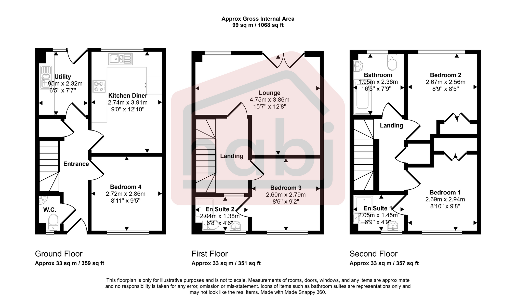 Floorplan for Drayton Road, Norwich, NR3