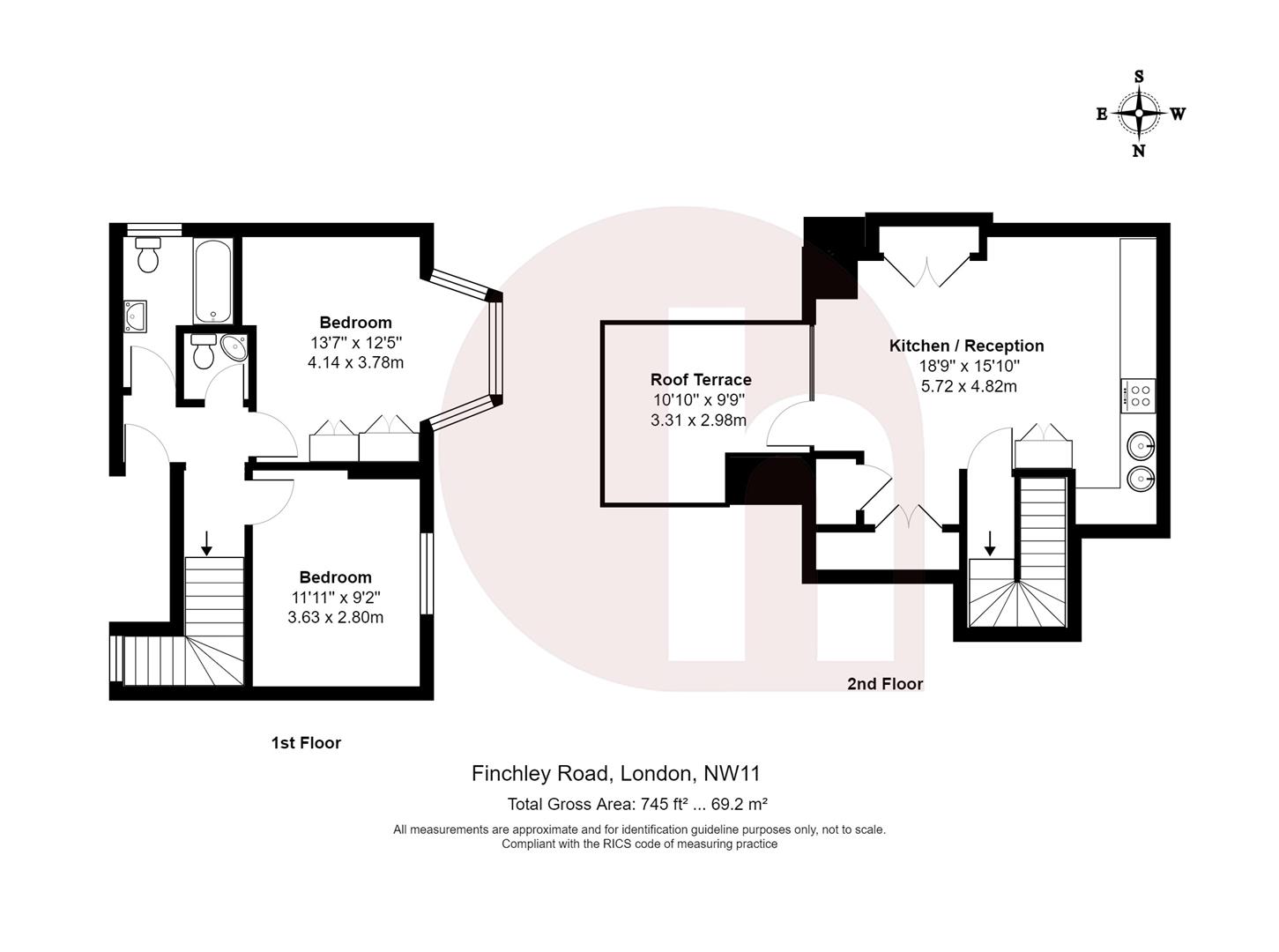 Floorplan for Finchley Road, NW11