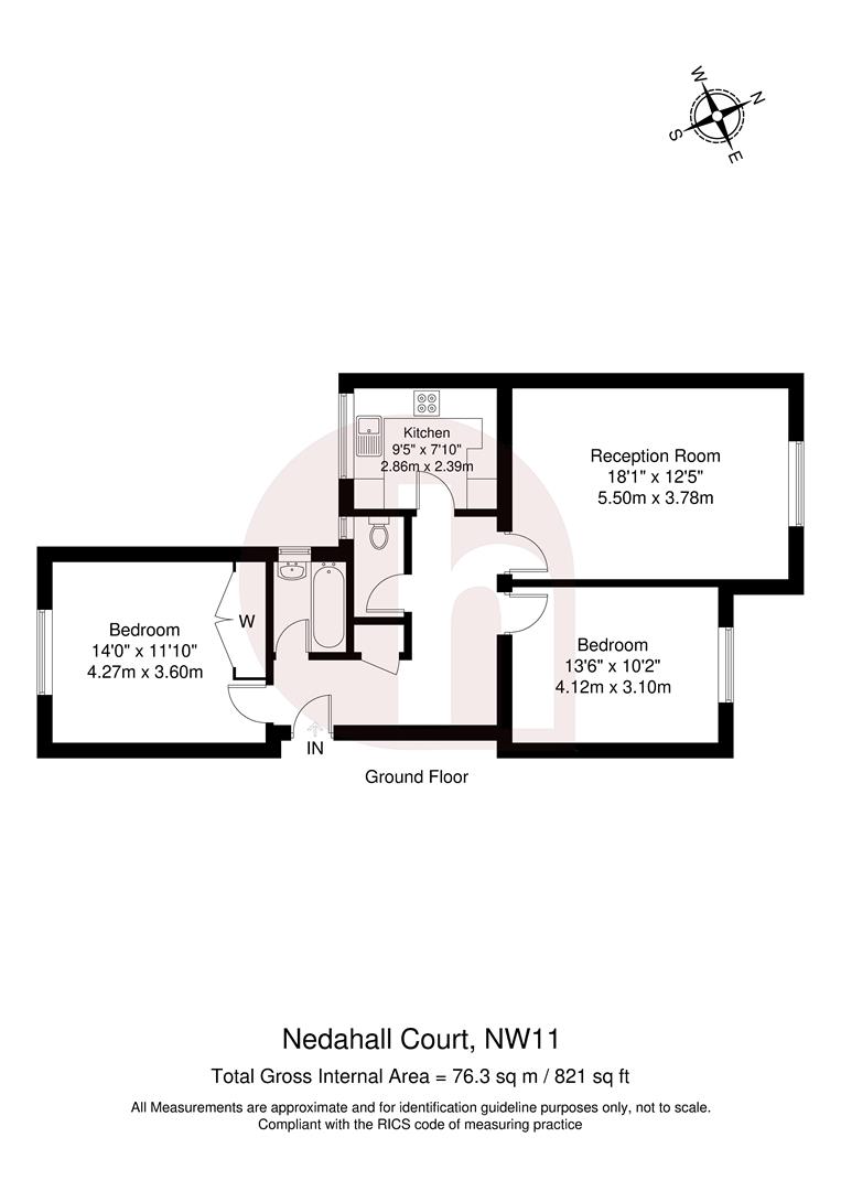 Floorplan for Nedahall Court, NW11