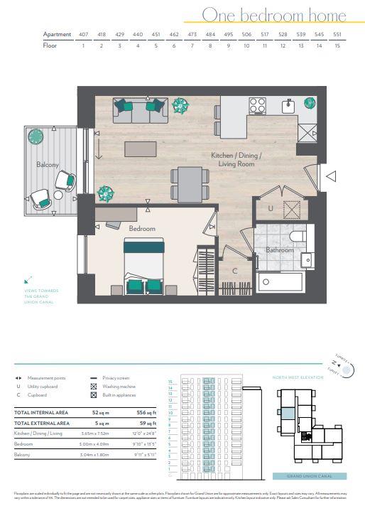Floorplan for Alperton, HA0 1NW