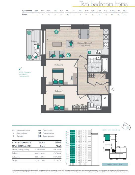 Floorplan for Alperton, HA0 1NW