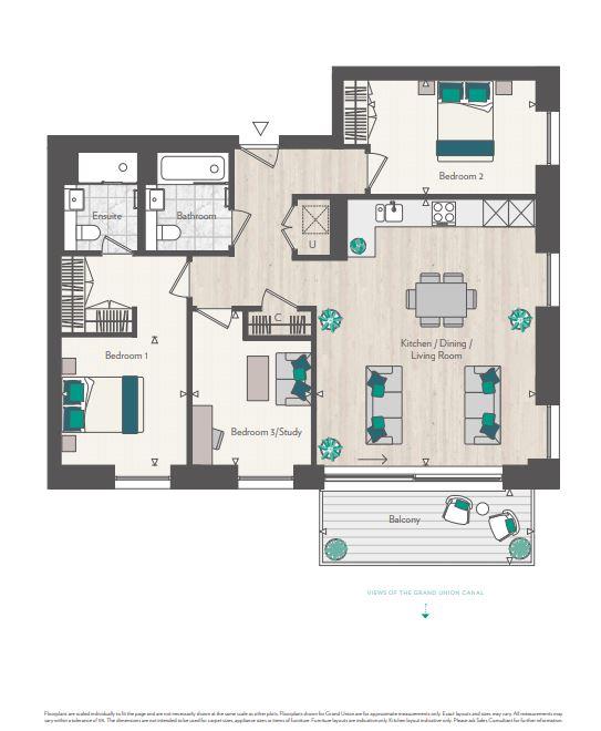 Floorplan for Alperton, HA0 1NW