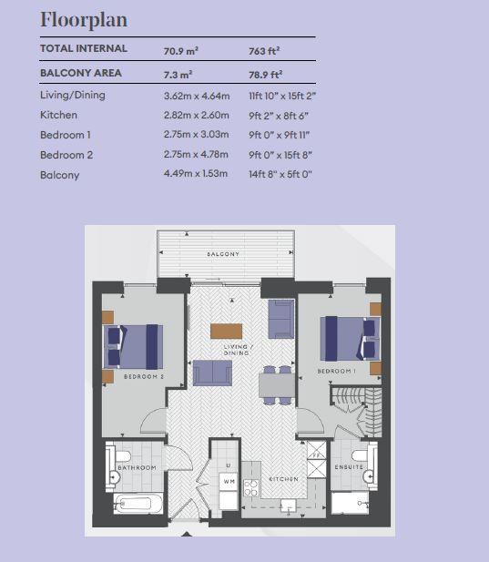 Floorplan for Silkstream, NW9