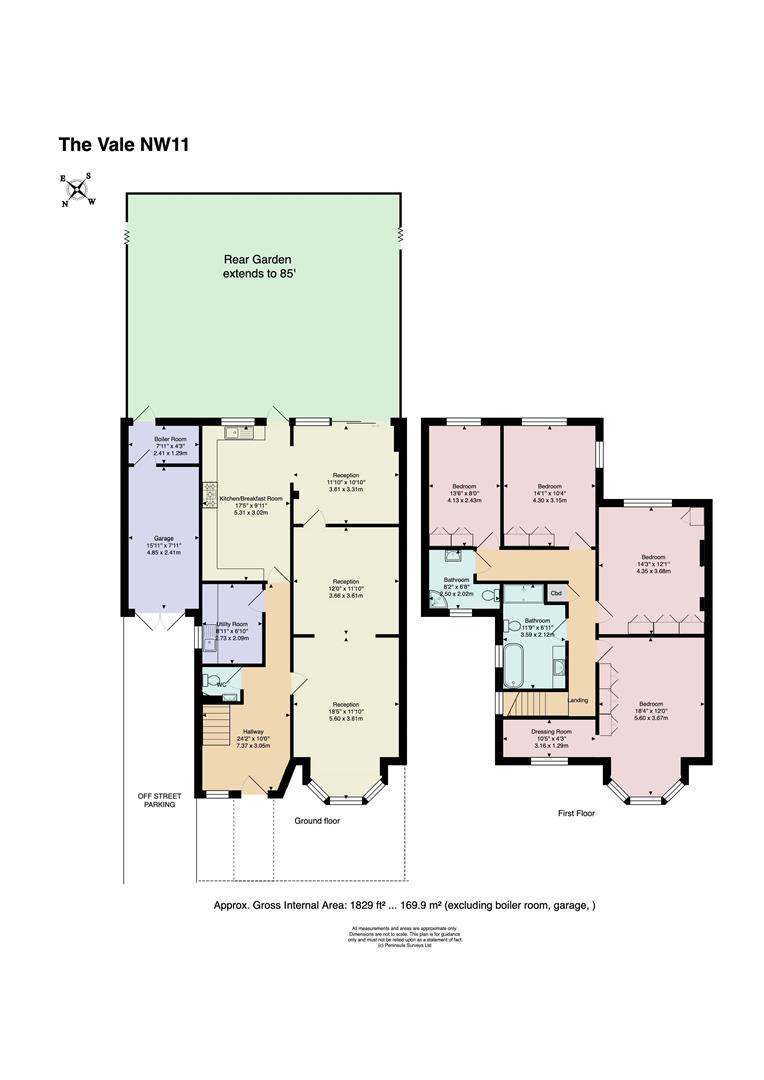 Floorplan for The Vale, NW11