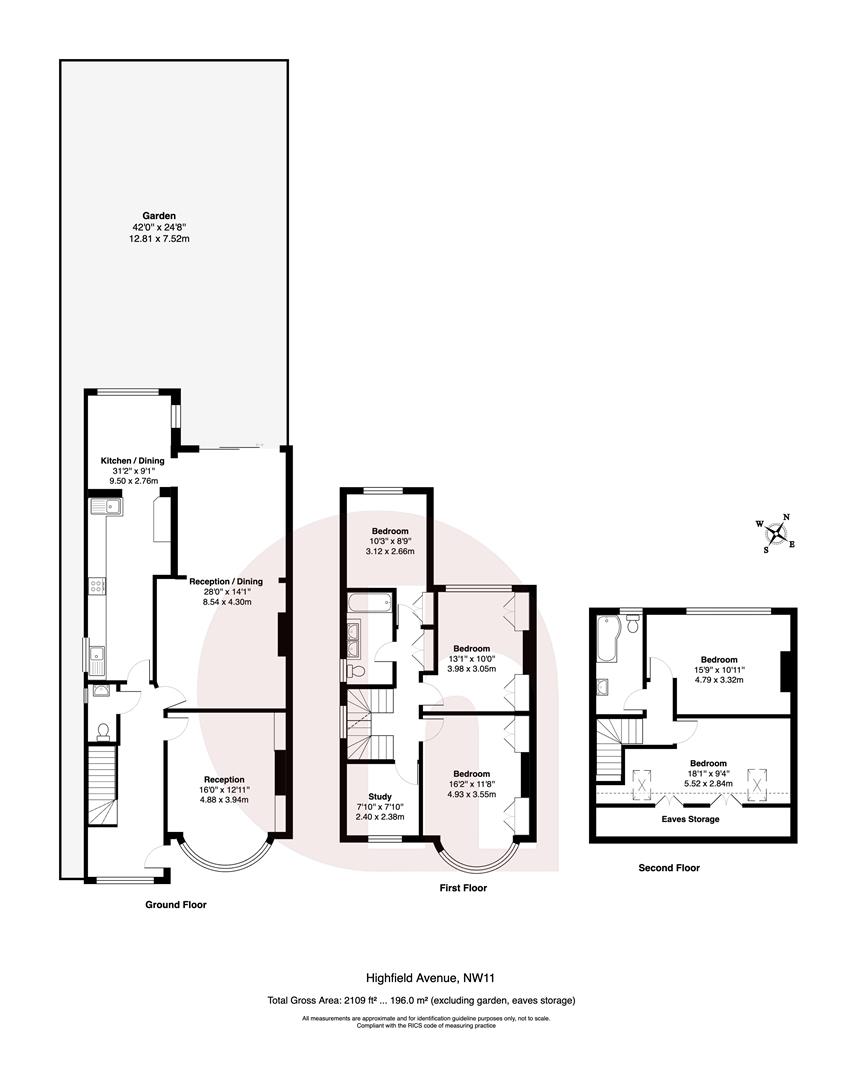 Floorplan for Highfield Avenue, NW11