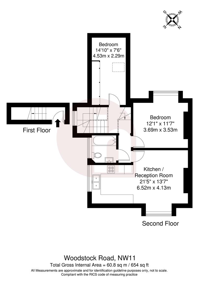 Floorplan for Woodstock Road, NW11