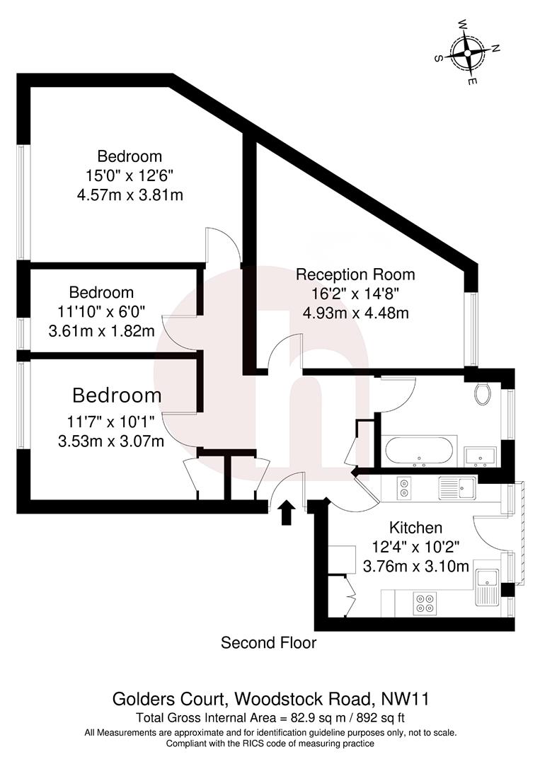 Floorplan for Golders Court, NW11