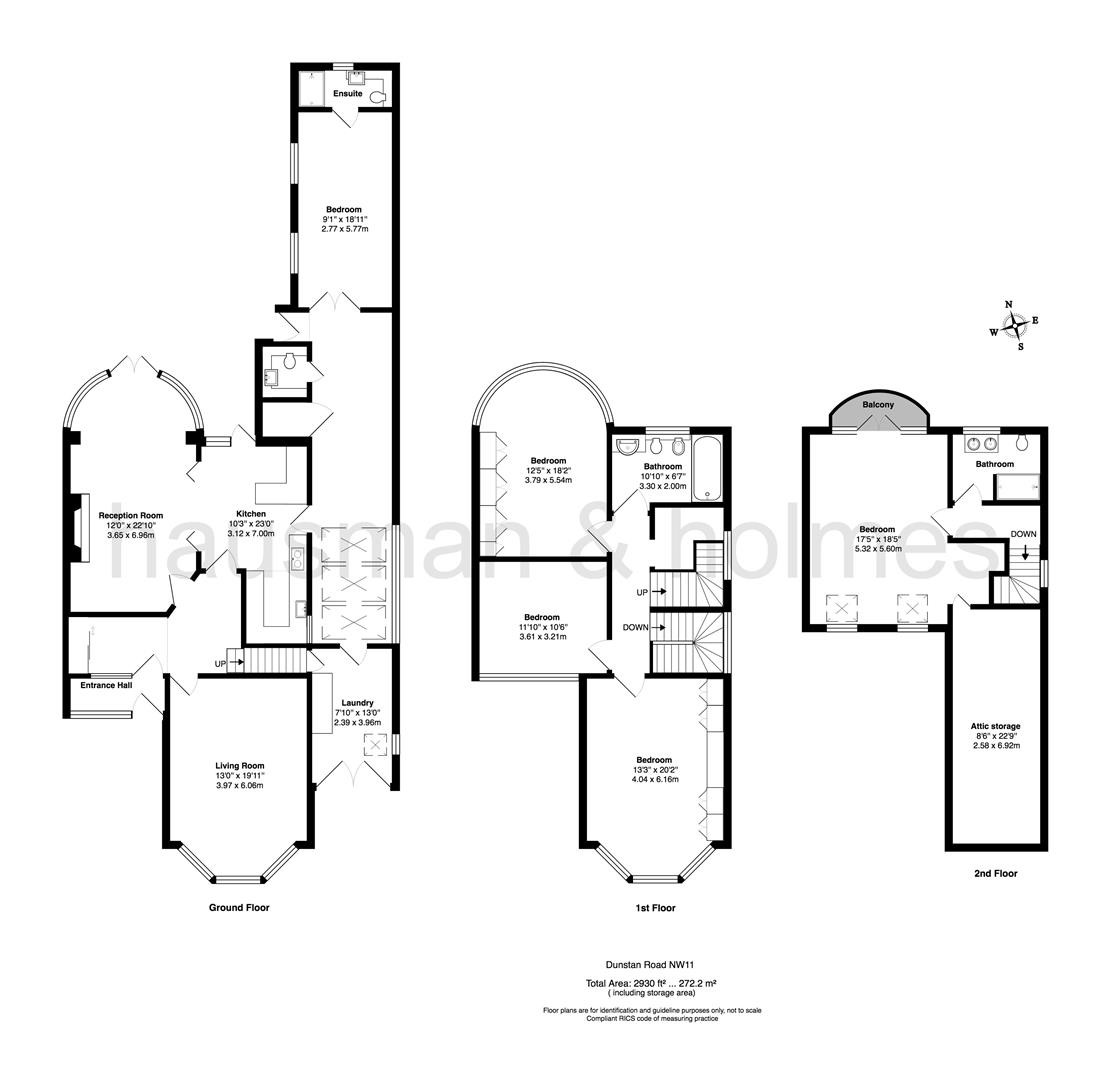 Floorplan for Dunstan Road, NW11