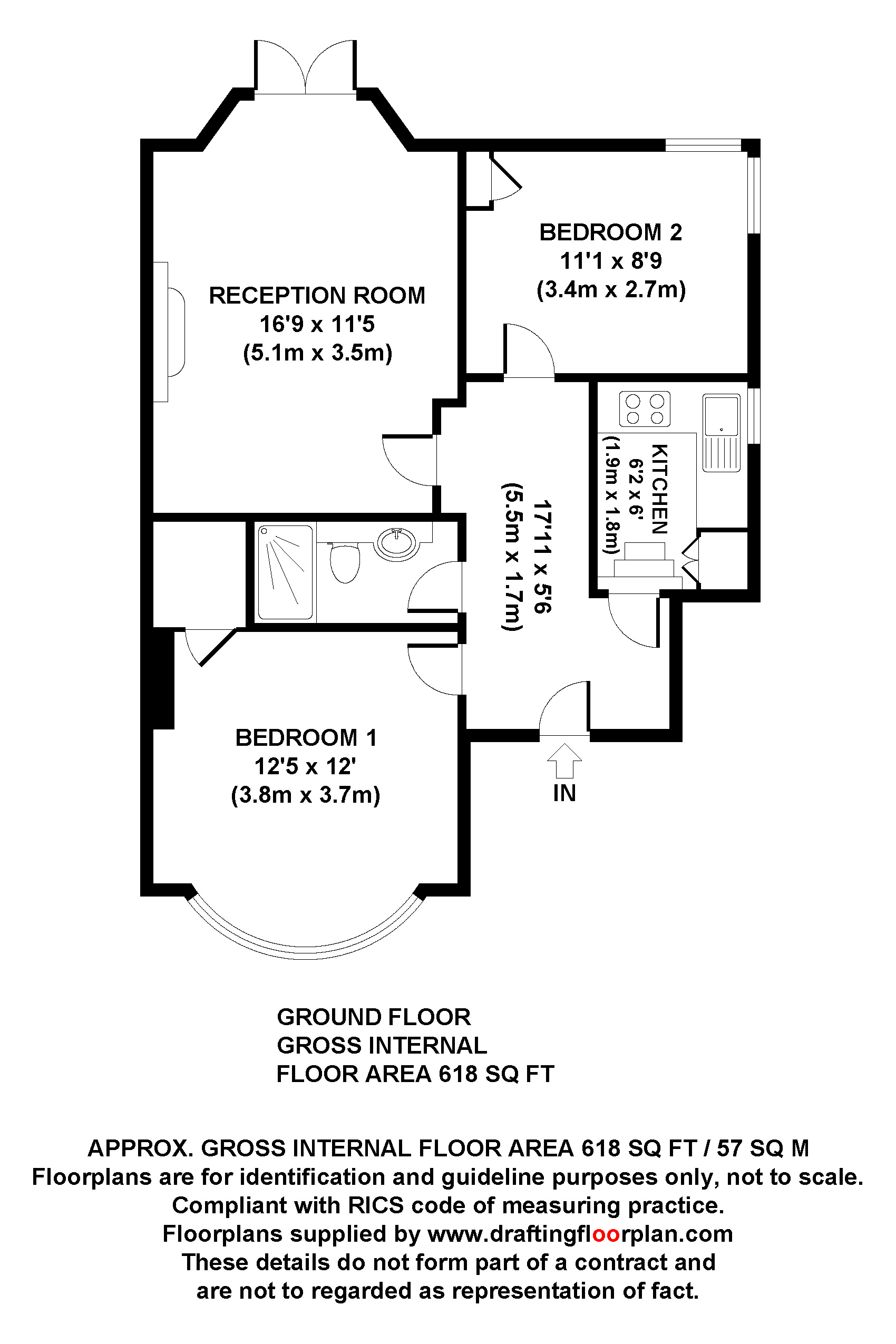 Floorplan for Highfield Avenue, Brent Cross