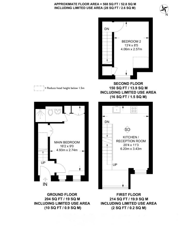 Floorplan for Accommodation Road, Golders Green