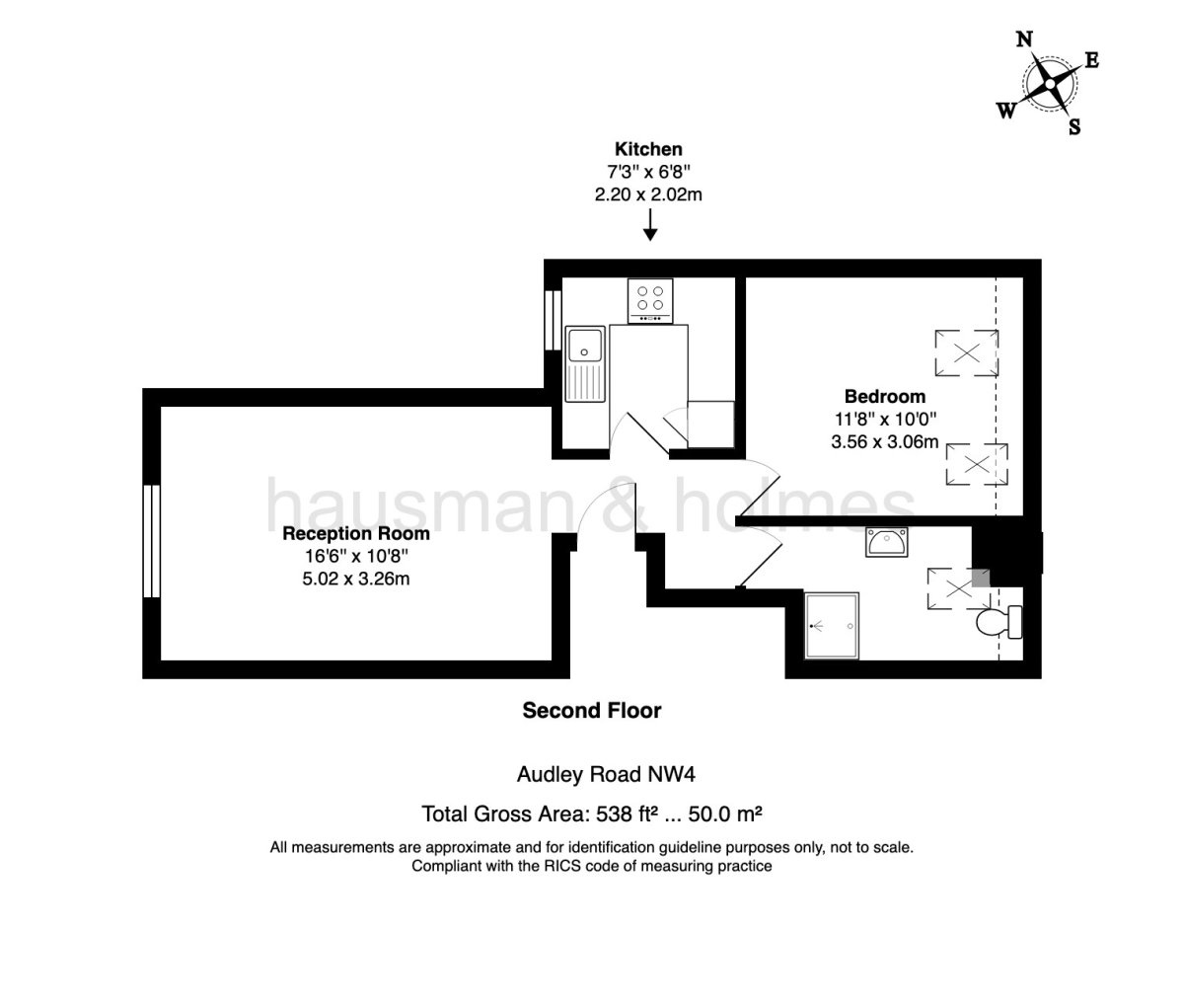 Floorplan for Audley Road, Hendon