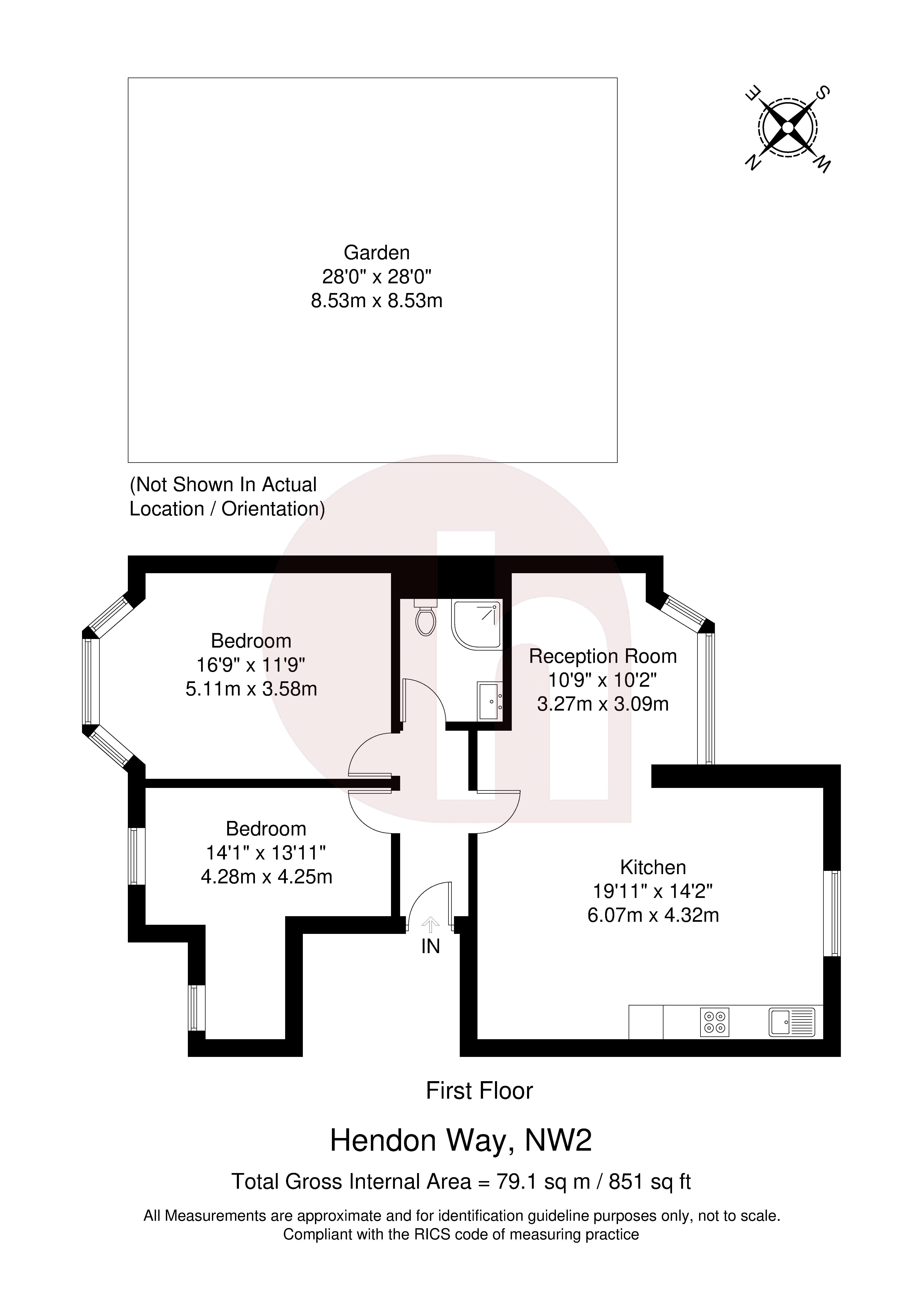 Floorplan for Hendon Way, Brent Cross