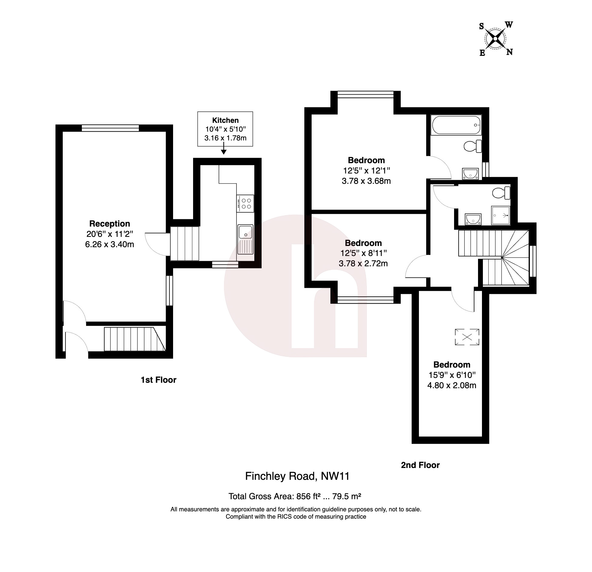 Floorplan for Finchley Road, Finchley Road