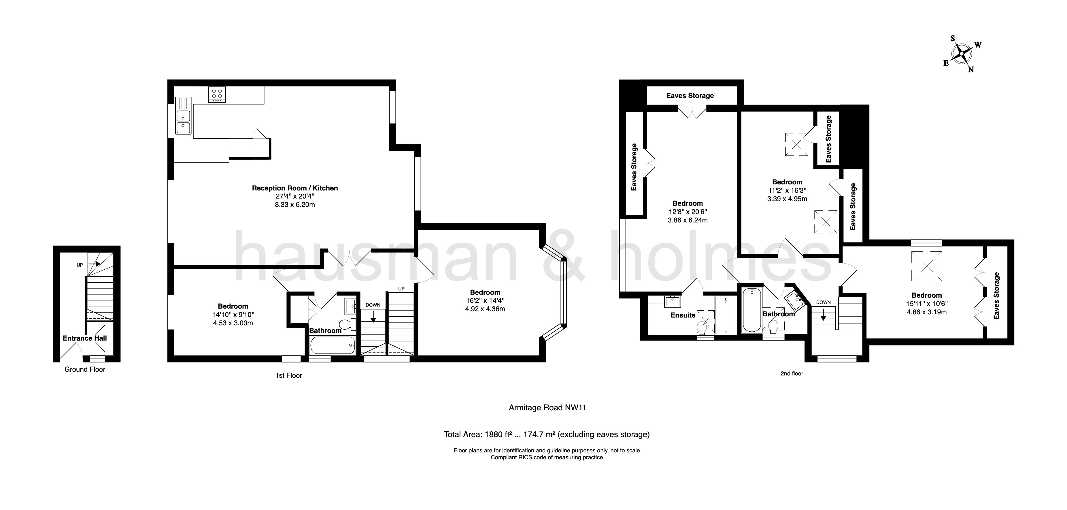 Floorplan for Armitage Road, Golders Green