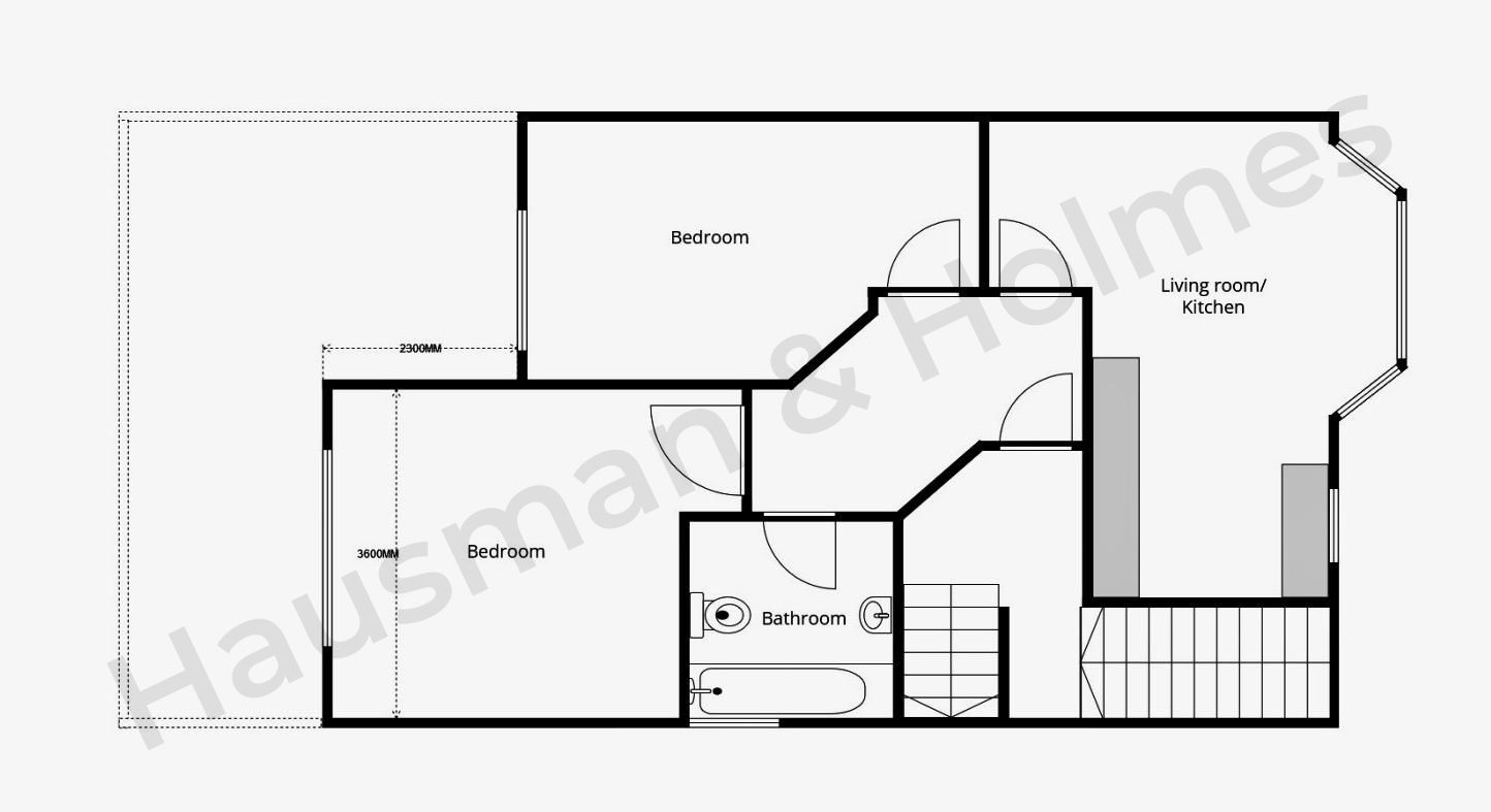 Floorplan for The Vale, Golders Green