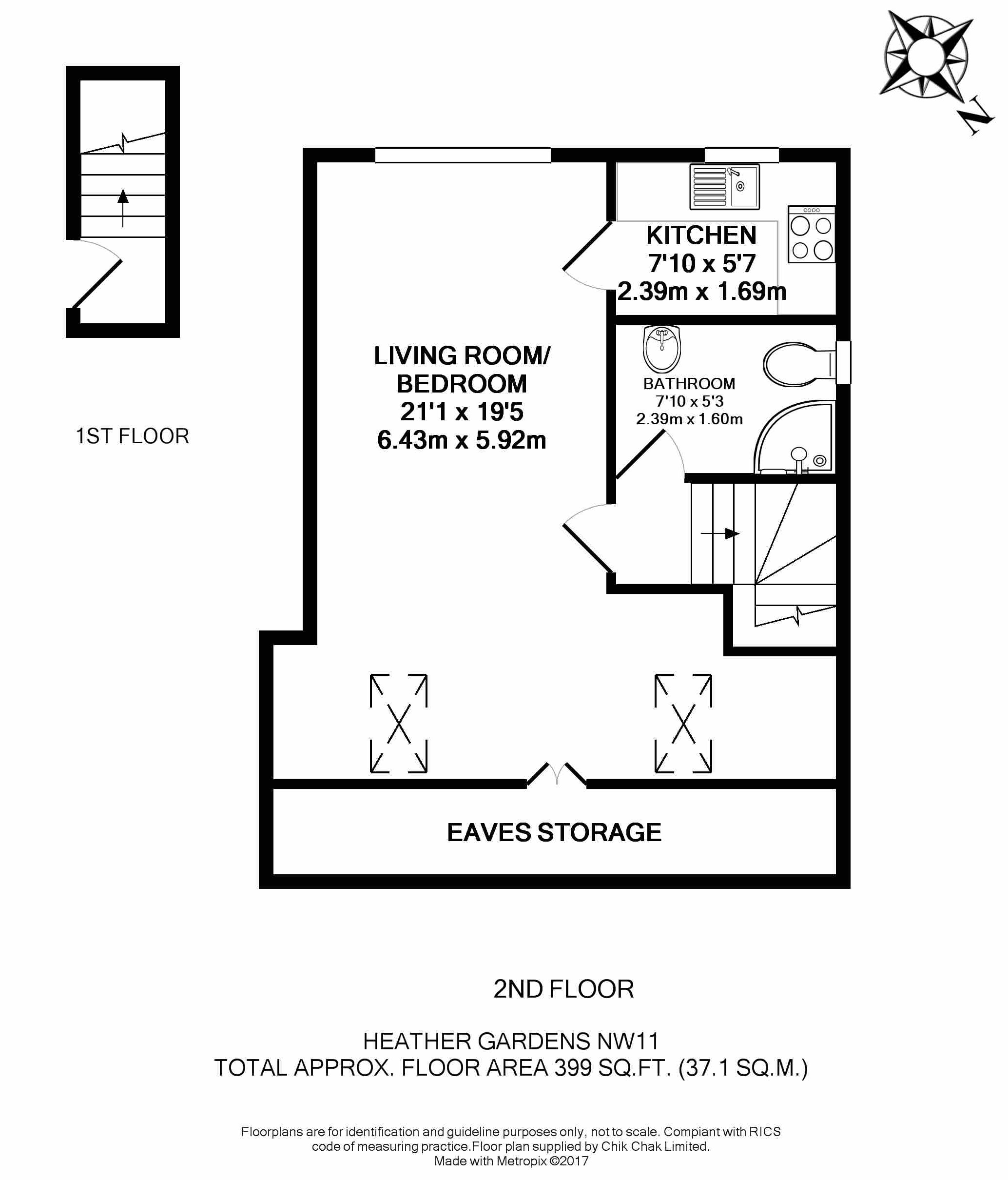 Floorplan for Heather Gardens, Golders Green