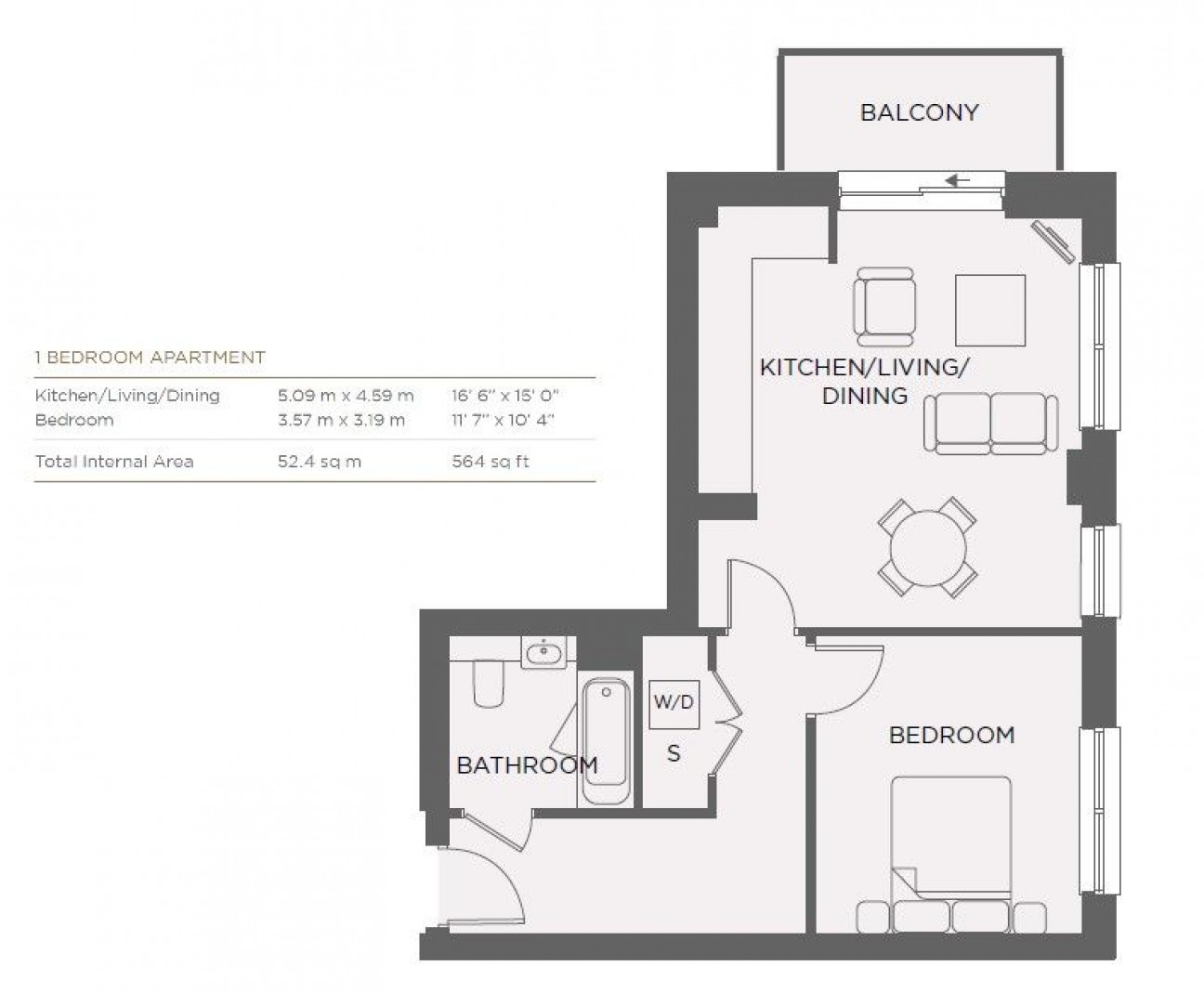 Flat , Kew Court, Hoy Close, London