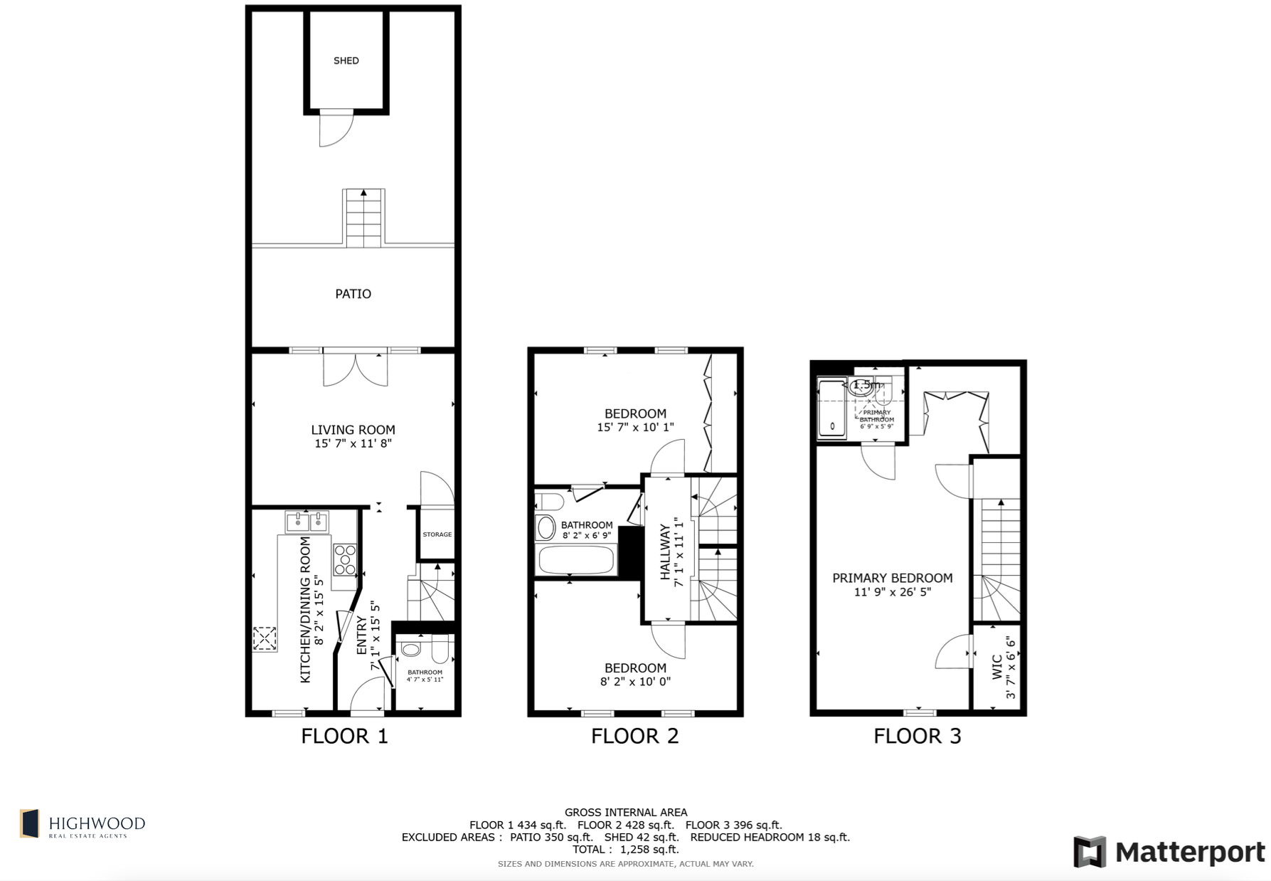 Floorplan for Wilkes Close, London