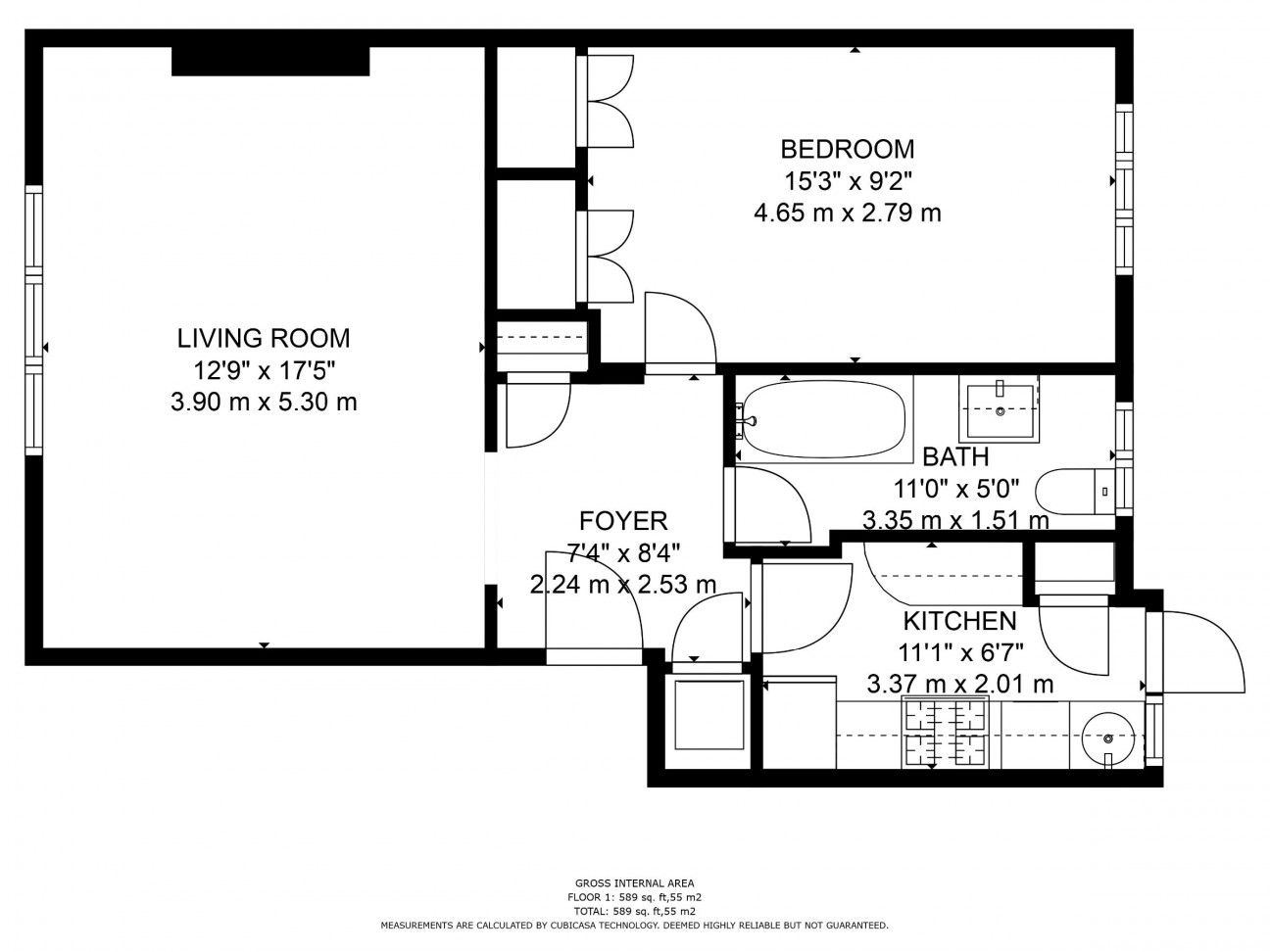 Flat , Hill Court, Stanhope Road, London
