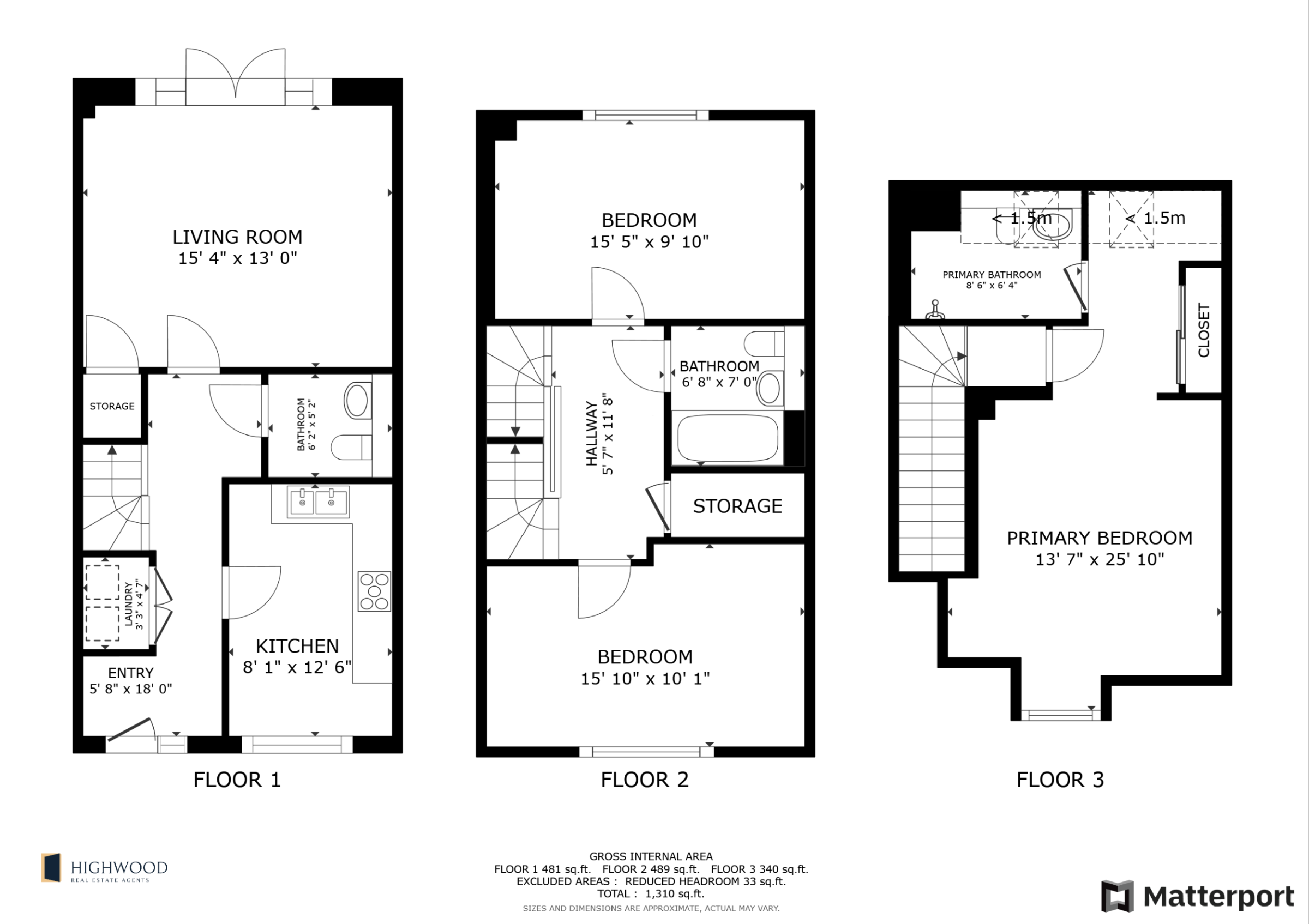 Floorplan for Henry Darlot Drive, London