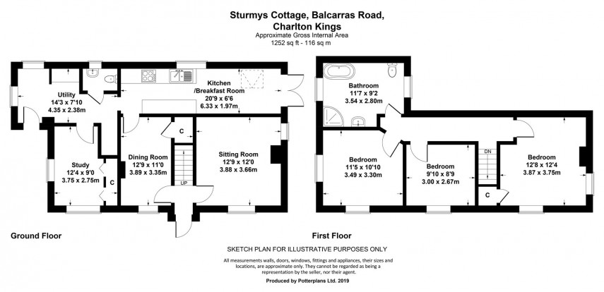 Floorplan for Balcarras Road,, Charlton Kings