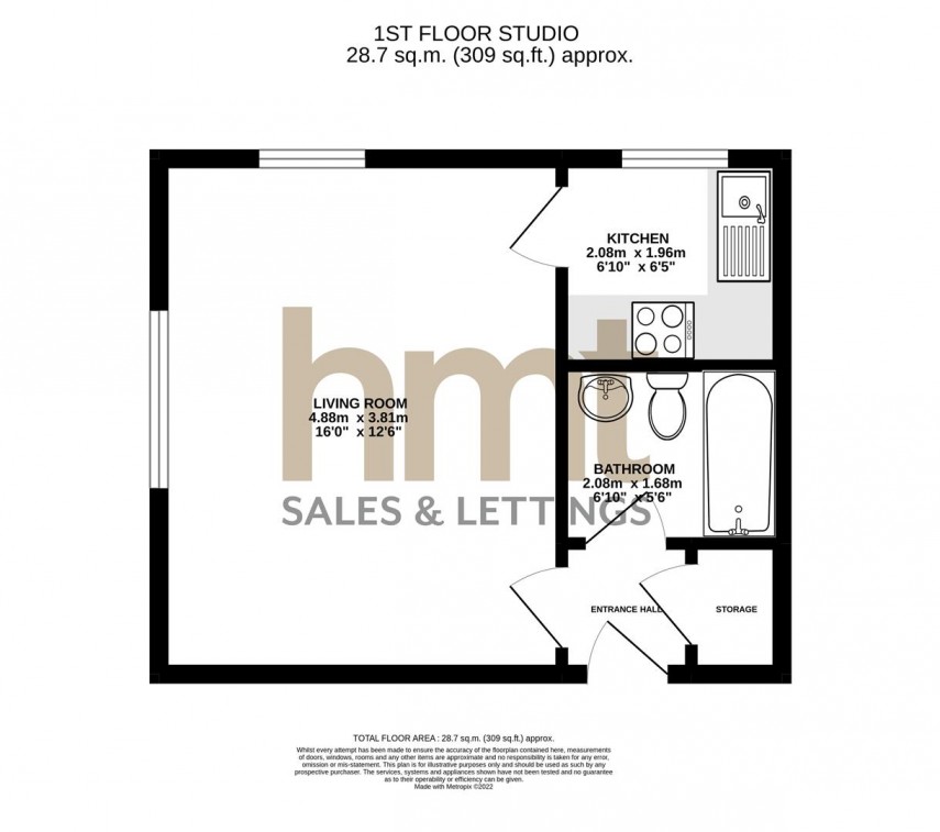 Floorplan for Irving House, Cheltenham, GL52
