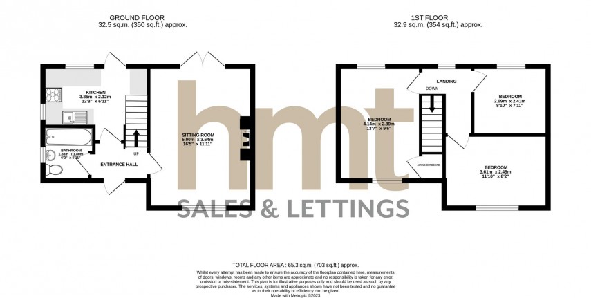 Floorplan for 7 Church Row, Gretton