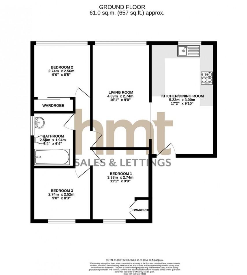 Floorplan for Toveys Granary, Lechlade