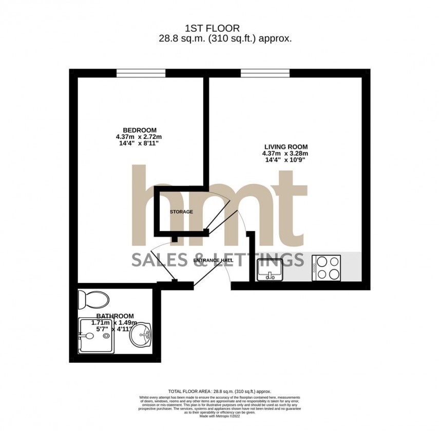 Floorplan for Indigo House, Cheltenham