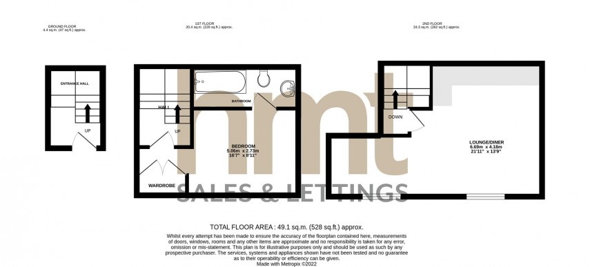 Floorplan for 26 St James Street, Cheltenham