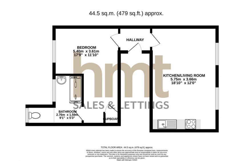 Floorplan for 18 Sherborne Place, Cheltenham