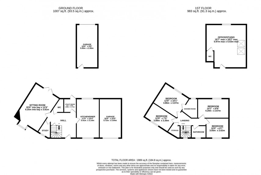 Floorplan for Field View Lane, Witcombe, Gloucester