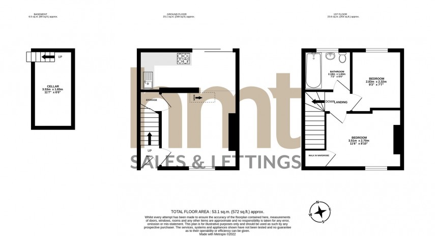Floorplan for York Street, Cheltenham