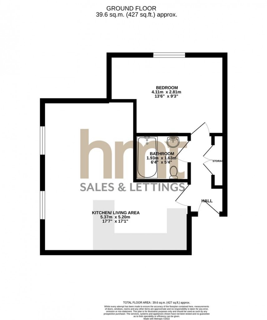 Floorplan for Tower House, Cheltenham