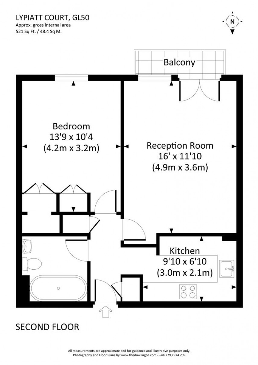 Floorplan for Lypiatt Road, Cheltenham