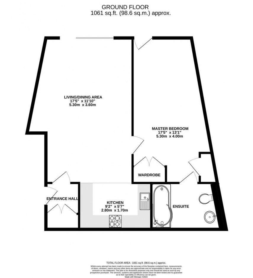 Floorplan for Gloucester Road, Cheltenham