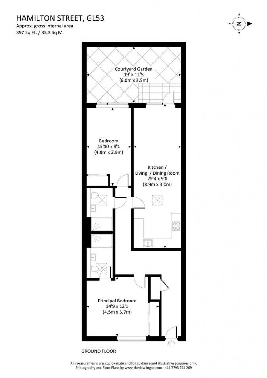 Floorplan for Hamilton Street, Charlton Kings, Cheltenham