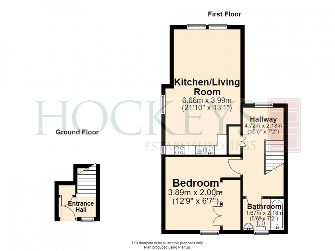 Floorplan for Lodge Close, Abington, CB21