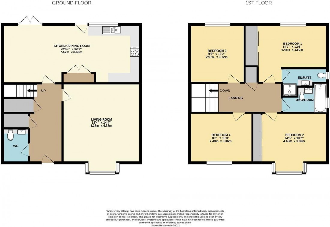 Floorplan for Persimmon Walk, Newmarket, CB8