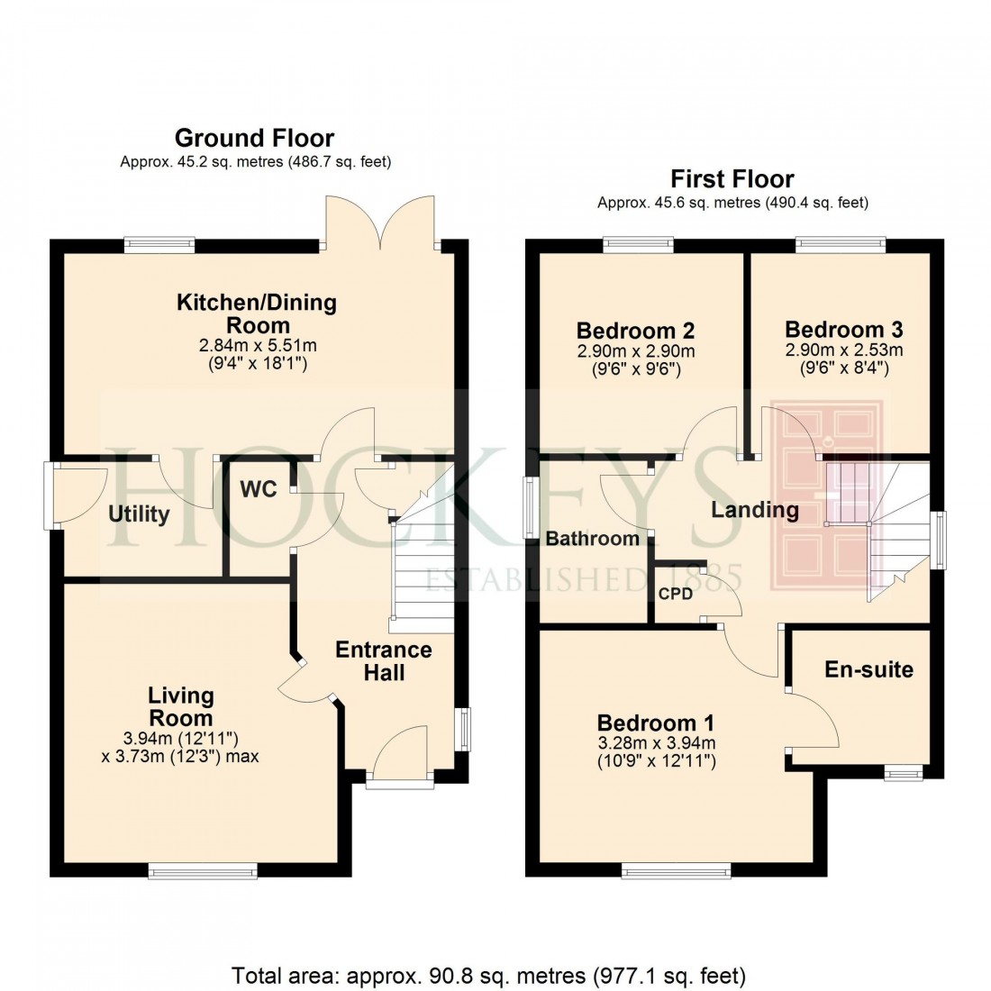 Floorplan for Hop Bine Drive, Waterbeach, CB25